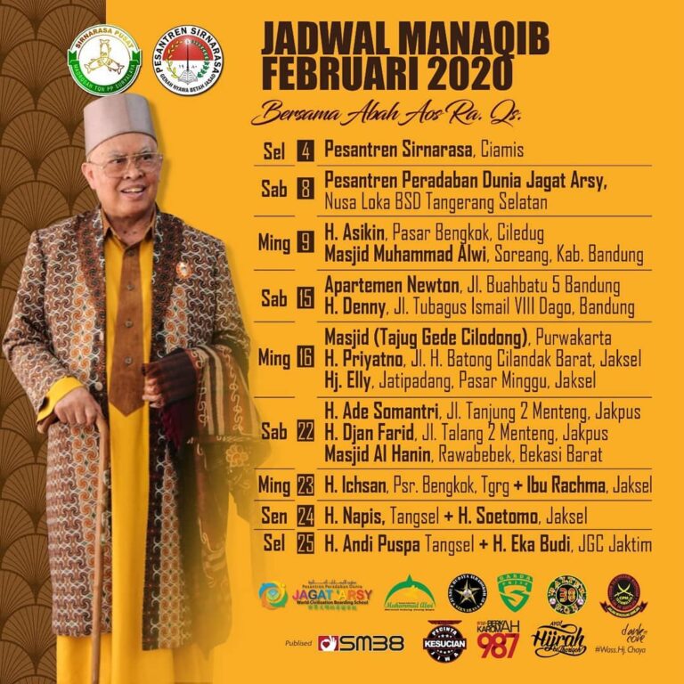 Inilah Jadwal Manaqib Syekh Abdul Qadir Jaelani Selama